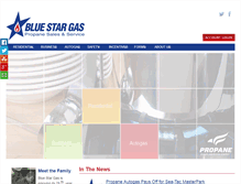 Tablet Screenshot of bluestargas.com